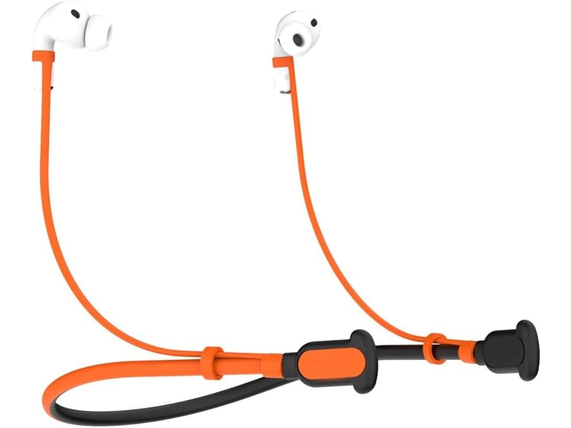 Alça De Silicone Anti Perda Para Airpods, Alça De Pescoço Segura Para Esportes E Uso Diário, Cordão De Retenção Para