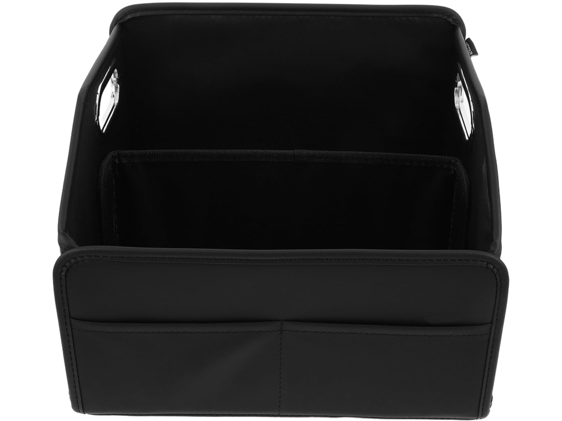 Organizador De Porta-malas Dobrável Em Couro Pu Para Suv, Com Vários Compartimentos Para Compras E Ferramentas.