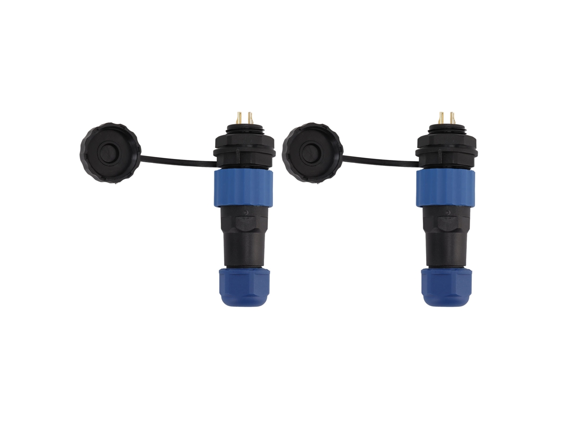 Conector Primerox 2pcs aviário Sd16 IP68 à prova d'água plug fêmea tomada macho rosca G3/8 | S/MARCA