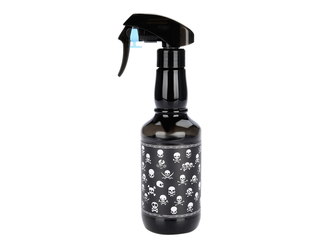 Botella De Pulverización Reutilizable Para Peluquería Barbería Herramienta De Cabello Vintage Negro