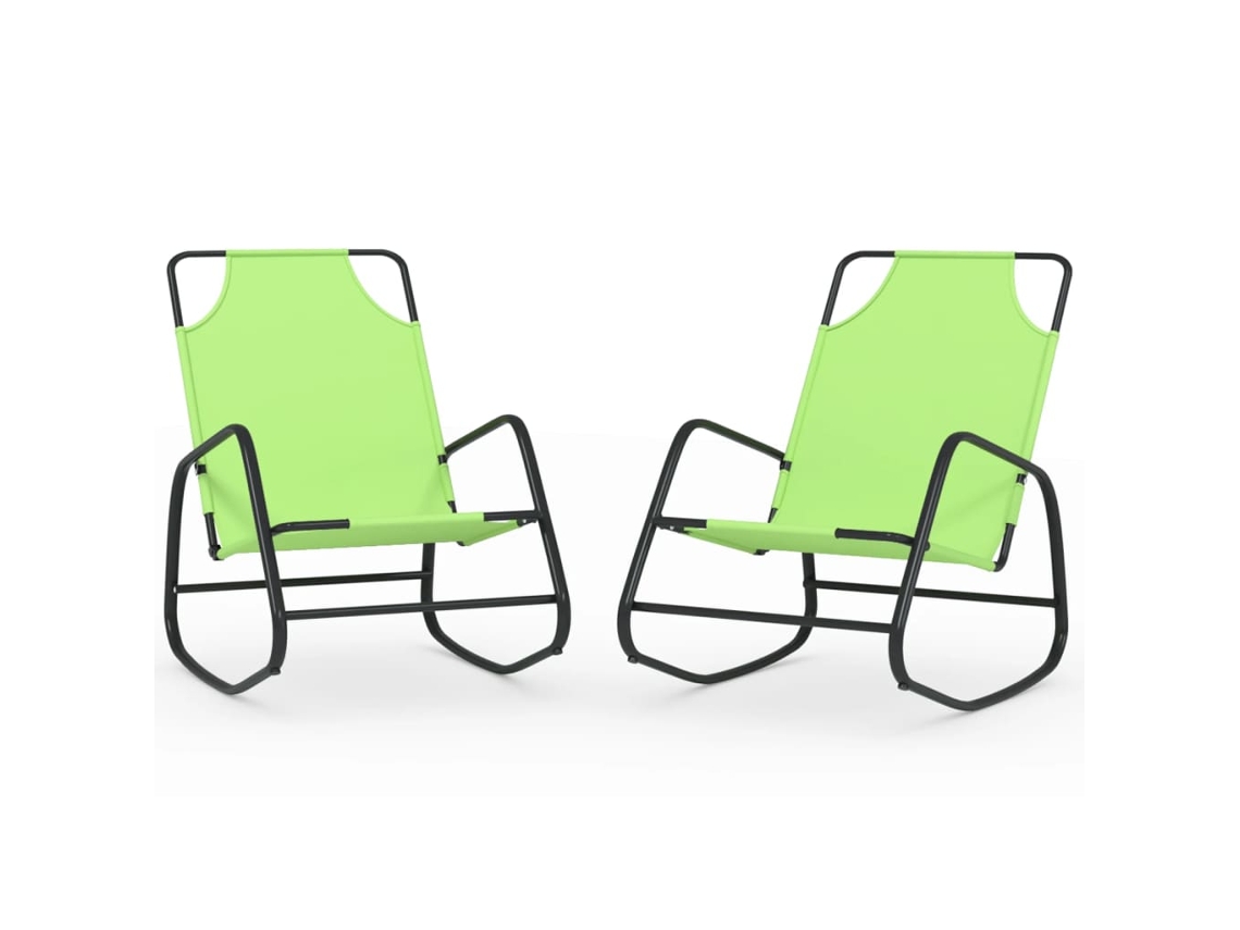 Sun Lounger, Sun Loungers Vidaxl Verde Tecido (n/a)