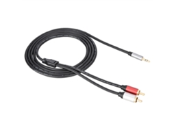 Cabo 3.5mm para 2rca LAXISCREED Hifi