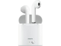 Auriculares Bluetooth True Wireless STREETZ Tws-0008 (Outlet Caixa Aberta - In Ear - Microfone - Branco)