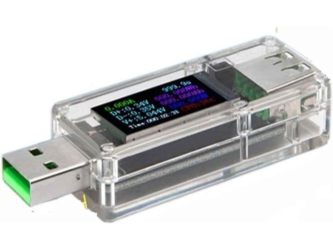 Testador Usb Dc Voltímetro E Amperímetro Digital