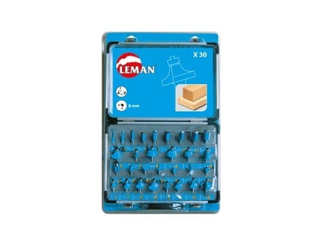 Fresa Juego 30 Piezas LEMAN