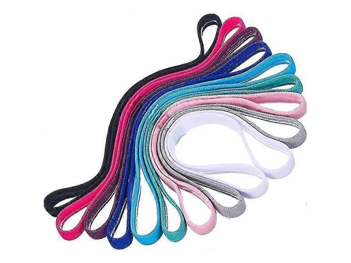 2026 9 Cintas Deportivas Elásticas Antideslizantes de Espesor, Grip de Silicona para Yoga, Ejercicio Y Sudor