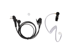 Fone de ouvido com tubo acústico e microfone EOOCOO compatível com rádios Hytera