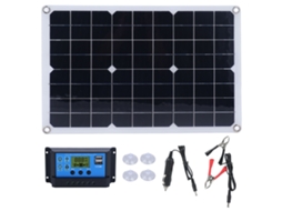 Painel De Carregamento Solar Monocristalino Laxiscreed 50w E Saída De 18v Dc Para Baterias