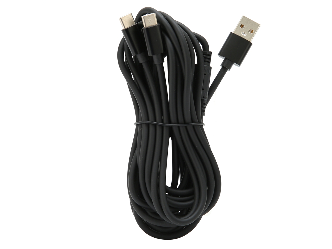 Cabo USB-C duplo EOOCOO para carregamento de controle PS5 de 3m