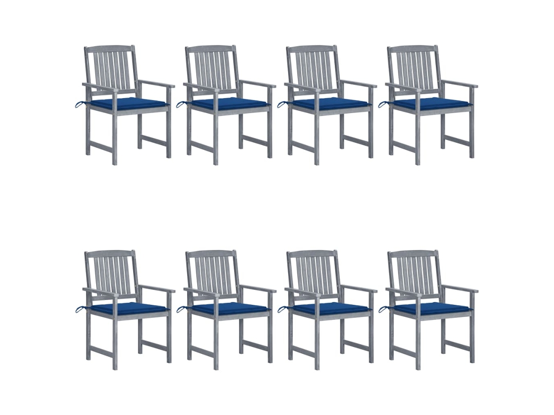 Garden Chair, Garden Chairs Vidaxl Cinzeto Madeira (n/a)