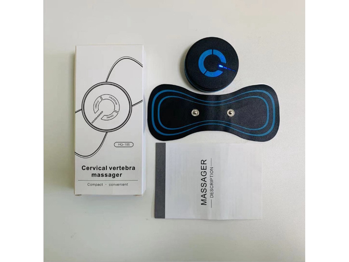 Adesivo Massageador Para Coluna Cervical, Modelo A Bateria, Massageador Relaxante Para Pescoo E Cabea, Fcil De Transportar0406-tuotuo