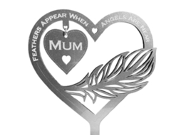 Presente Dia Das Mães Ornamento Ferro Anjo Jardim
