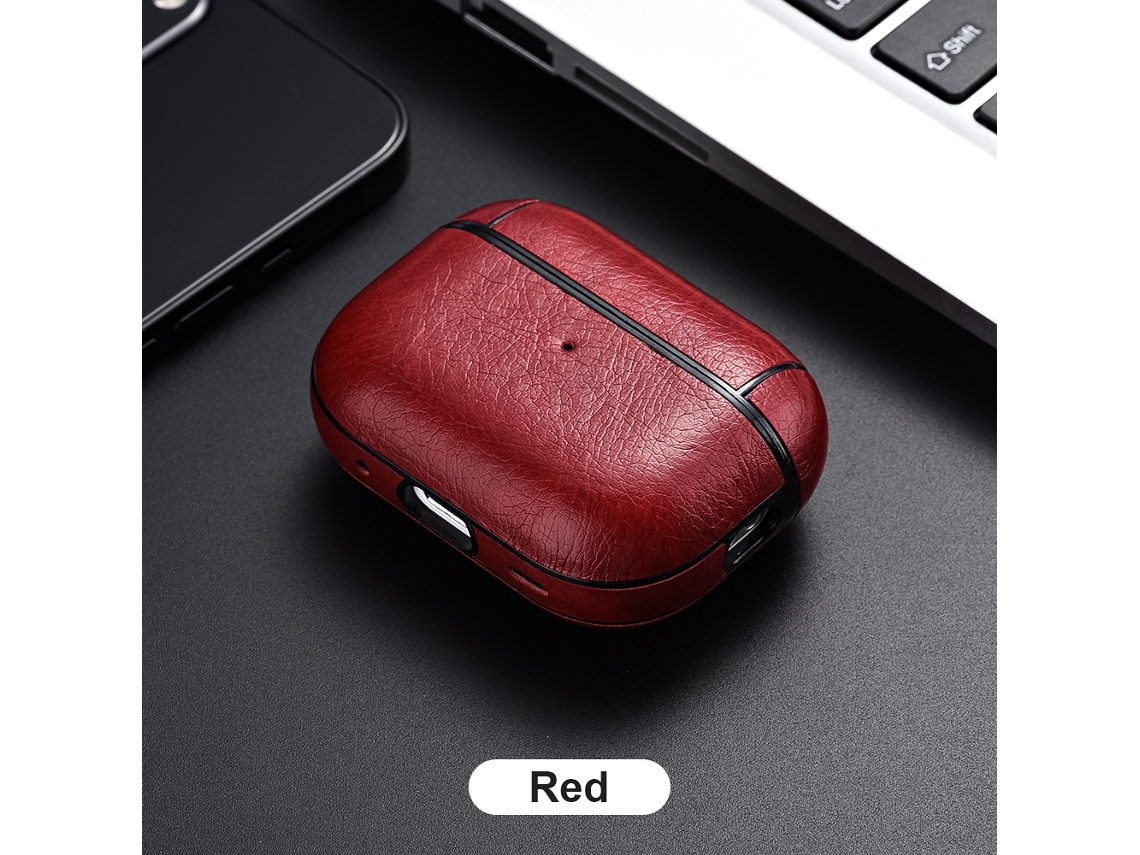 Capa De Couro Para Fones De Ouvido Airpods 4, Proteção Para Fones De Ouvido Brilvibera