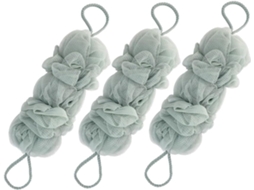Lurelia Kit De 3 Escovas De Banho Para Bebé De Cuidado Corporal, Bucha Vegetal