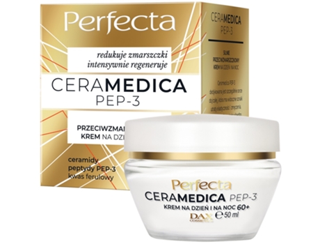 Ceramedica Peptide 3 Hidratante Antienvelhecimento Dia Noite para Pele Madura 60ml, Perfecta