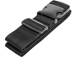 Conjunto De 4 Peças Cordas Anti Perda Para Malas, Acessórios De Viagem, Cintas De Segurança Com Fivela Preto