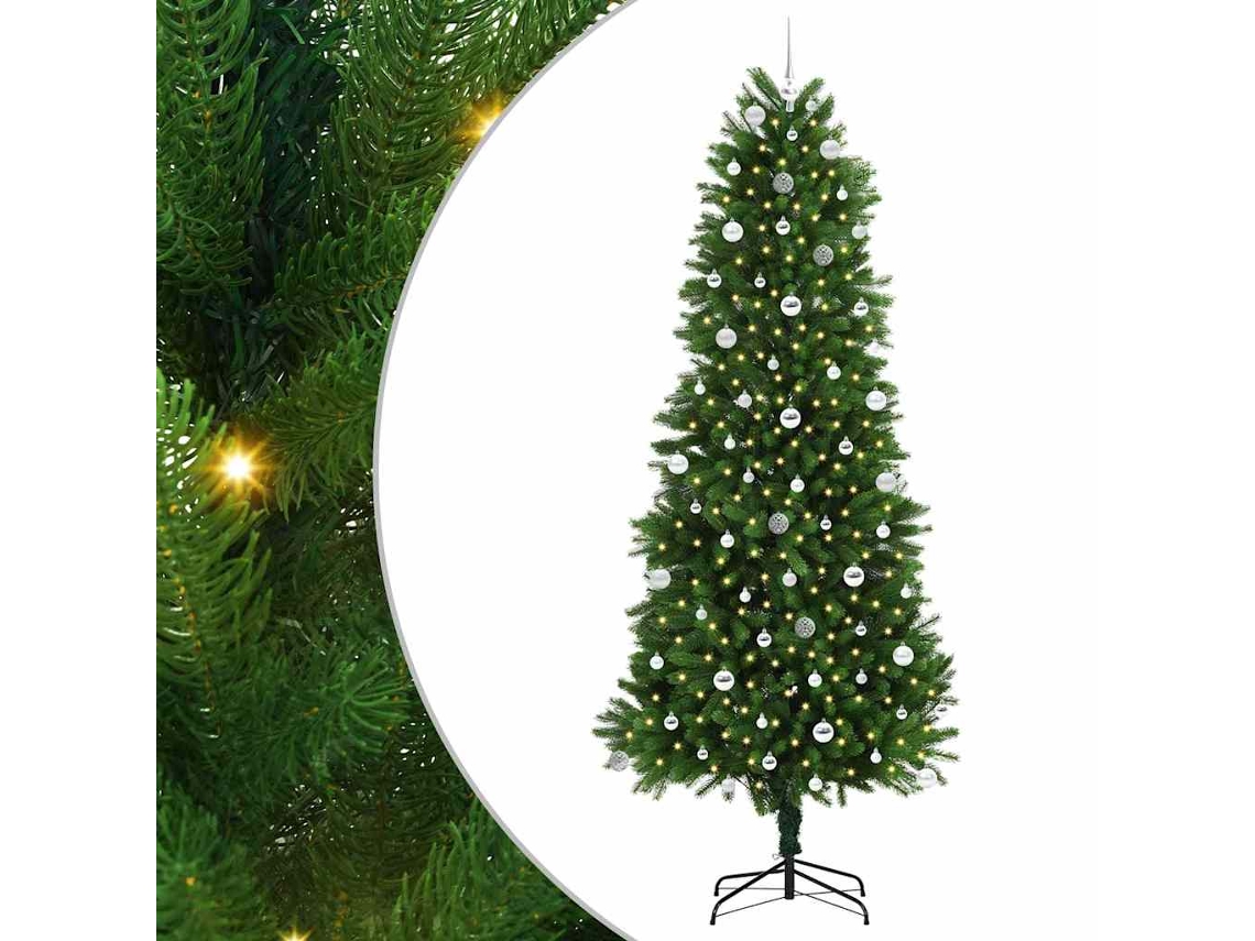 Conjunto 1 Árvore De Natal Vidaxl Verde Polietileno (240 Cm)