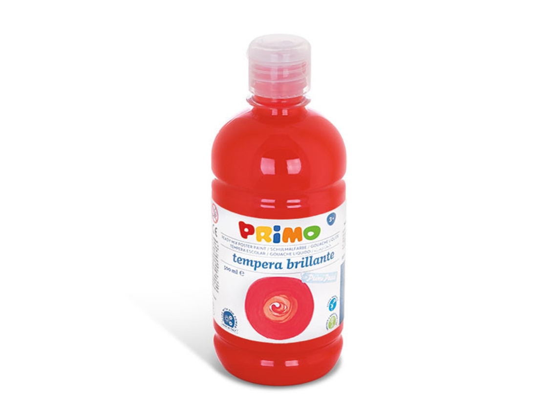 Garrafa PRIMO 202Br500300 Tempera 500 Ml Vermelho