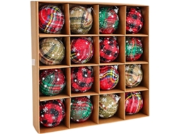 Enfeites Natal Decorativos 16 Tecido Xadrez Pendurar Decoração Festiva Estar Quarto Janela Interiores Escola GOKOCO