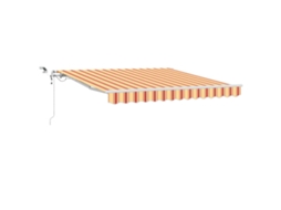 Toldo Retrátil Automático Vidaxl Amarelo Tecido