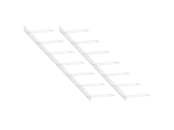 Wine Rack, Wine Racks Vidaxl Branco Metal (n/a)