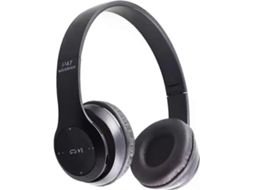 Fones de Ouvido Bluetooth 5.0 com Microfone, Cartão Micro SD e Rádio TAISHENGDA