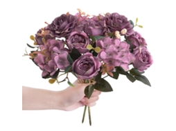 Laxiscreed Pack De 2 Hibiscus Rose Para Decoração E Jardim, Resistente E De Alta Qualidade