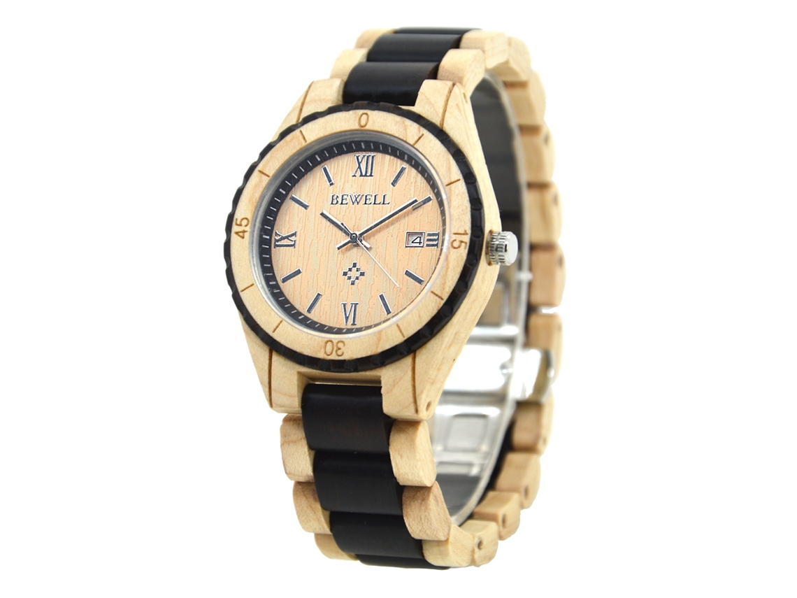 Reloj De Madera Para Parejas Con Correa De Madera Movimiento De Cuarzo Hombre Mujer