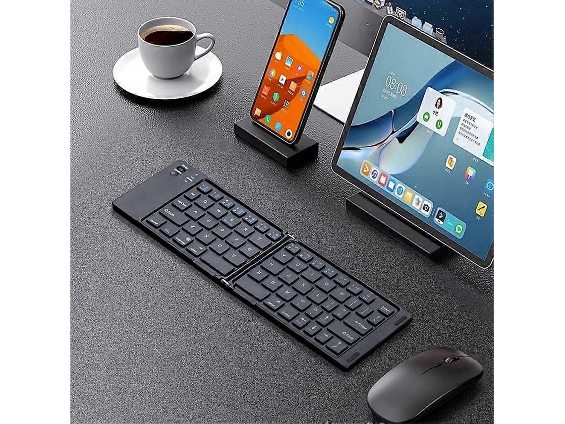 Teclado Bluetooth recarregável TAISHENGDA em duas partes