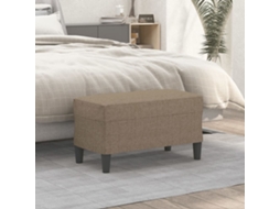 Bench, Benches Vidaxl Cinzento-acastanhado Tecido (70 X 35 X 41 Cm)