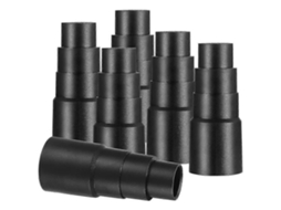 Adaptador Torneira 6 Peças, Aspirador De Pó De 6 Peças, Universal Para Aspirador De Pó, Plástico, Preto