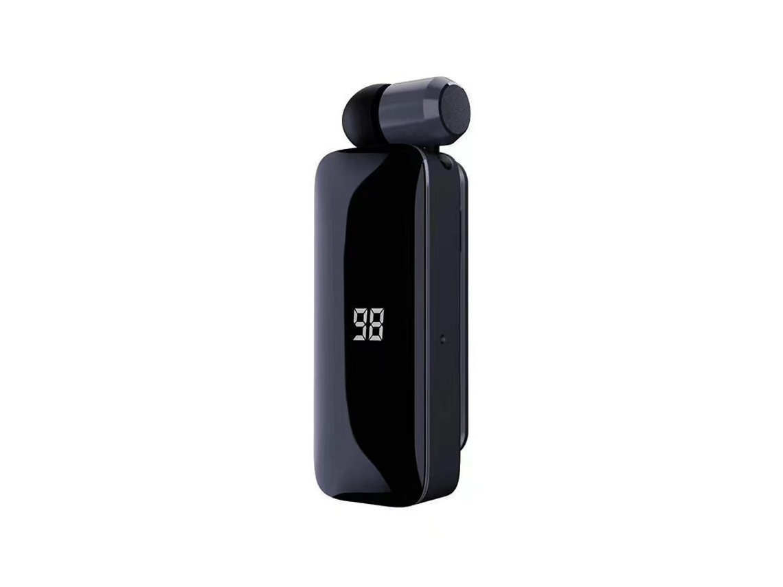 Fones de Ouvido Bluetooth de Lapela com Microfone para Iphone Android JIAPEI (preto)