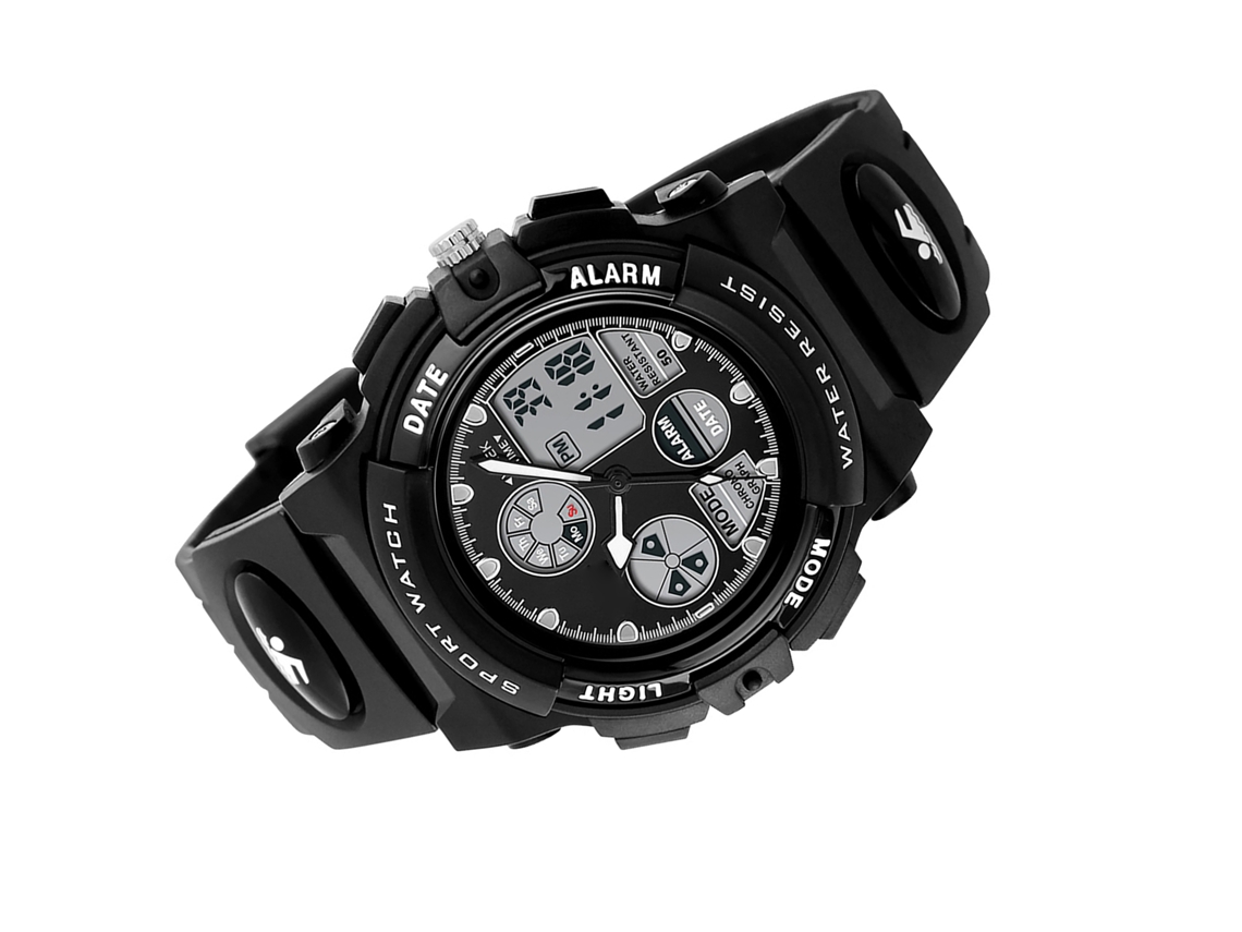 Relógio Infantil Skmei 1163 Digital Quartz Resistente À Água 5atm com Pulseira Pu
