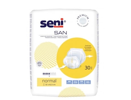 Seni San Normal Anatomical Diapers, Pack Of 30 Tzmo