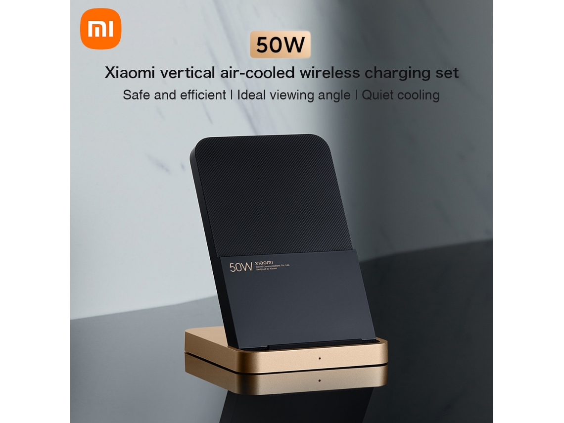 Conjunto De Carregamento Sem Fio Refrigerado A Ar Vertical Xiaomi 50w
