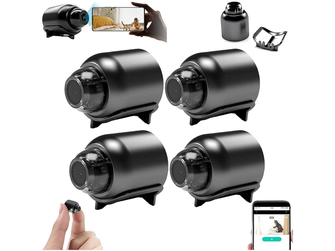 Mini Câmera de Segurança X5 (1080p 2.4g Wifi) Czhhmart Porta Tipo-C