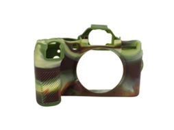 Capa de silicone para câmera Fuji X-s10, capa protetora camuflada para todo o corpo.