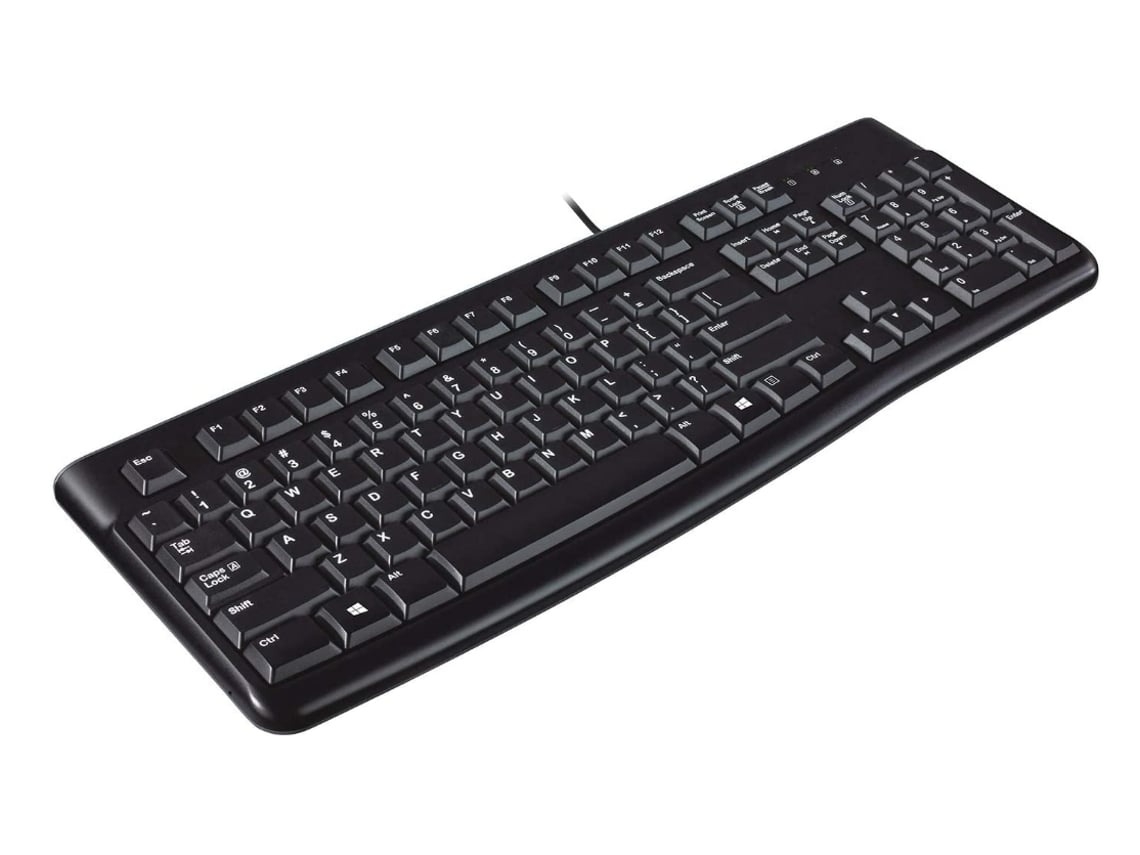 Lurelia Teclado Usb Ep/c/779 Preto Com Ligação Usb, Resistente A Salpicos Para Pc, Tablet E Uso Diário