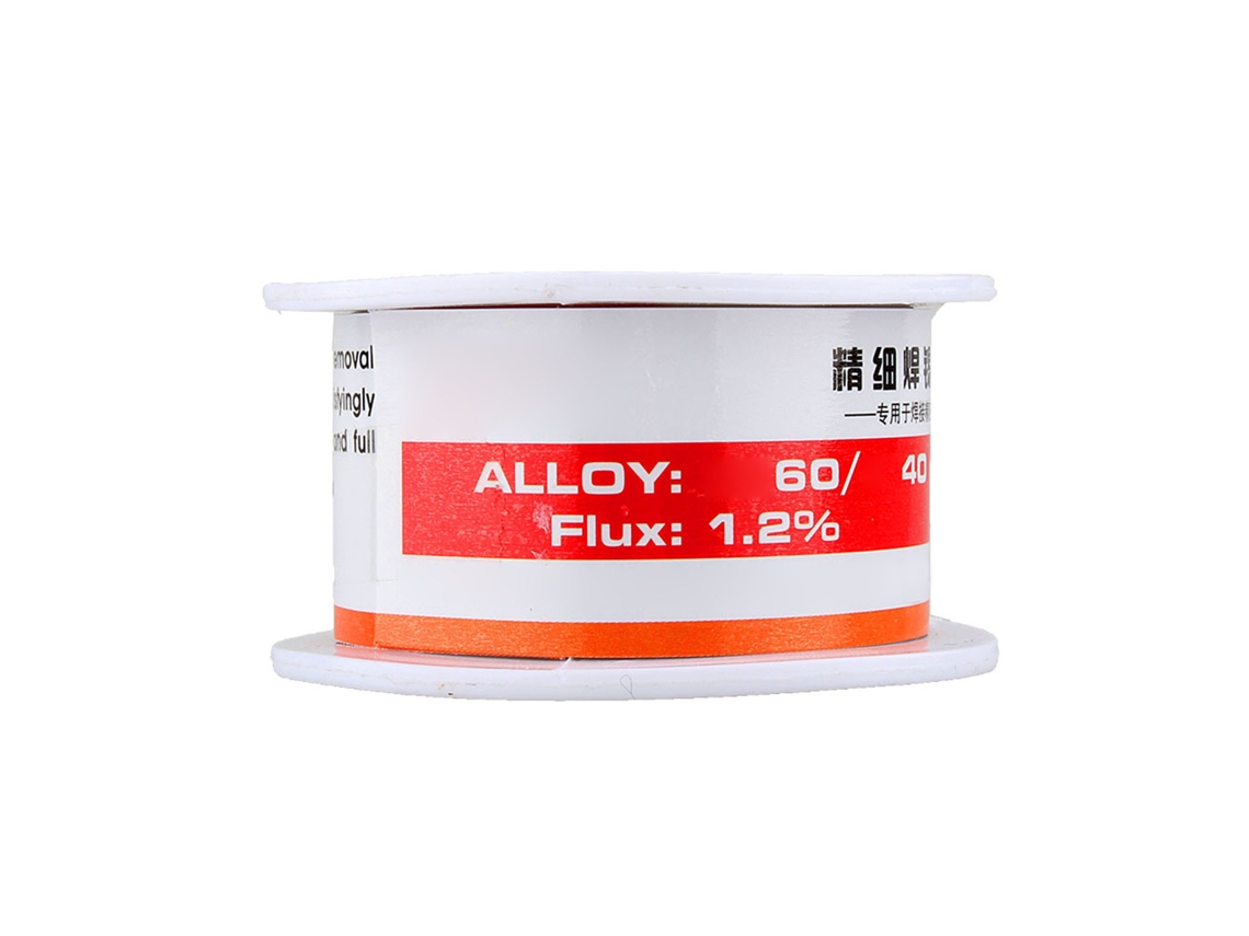 Hilo De Soldadura De Estanho Com Colofónia 50g 0.6mm Sn60/40 Flux 1.2% Puro Preciso Suministros Industriais