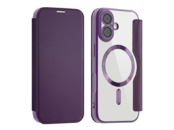 Capa De Couro Para Iphone 17 Com Magsafe E Proteção Antirroubo Rfid.