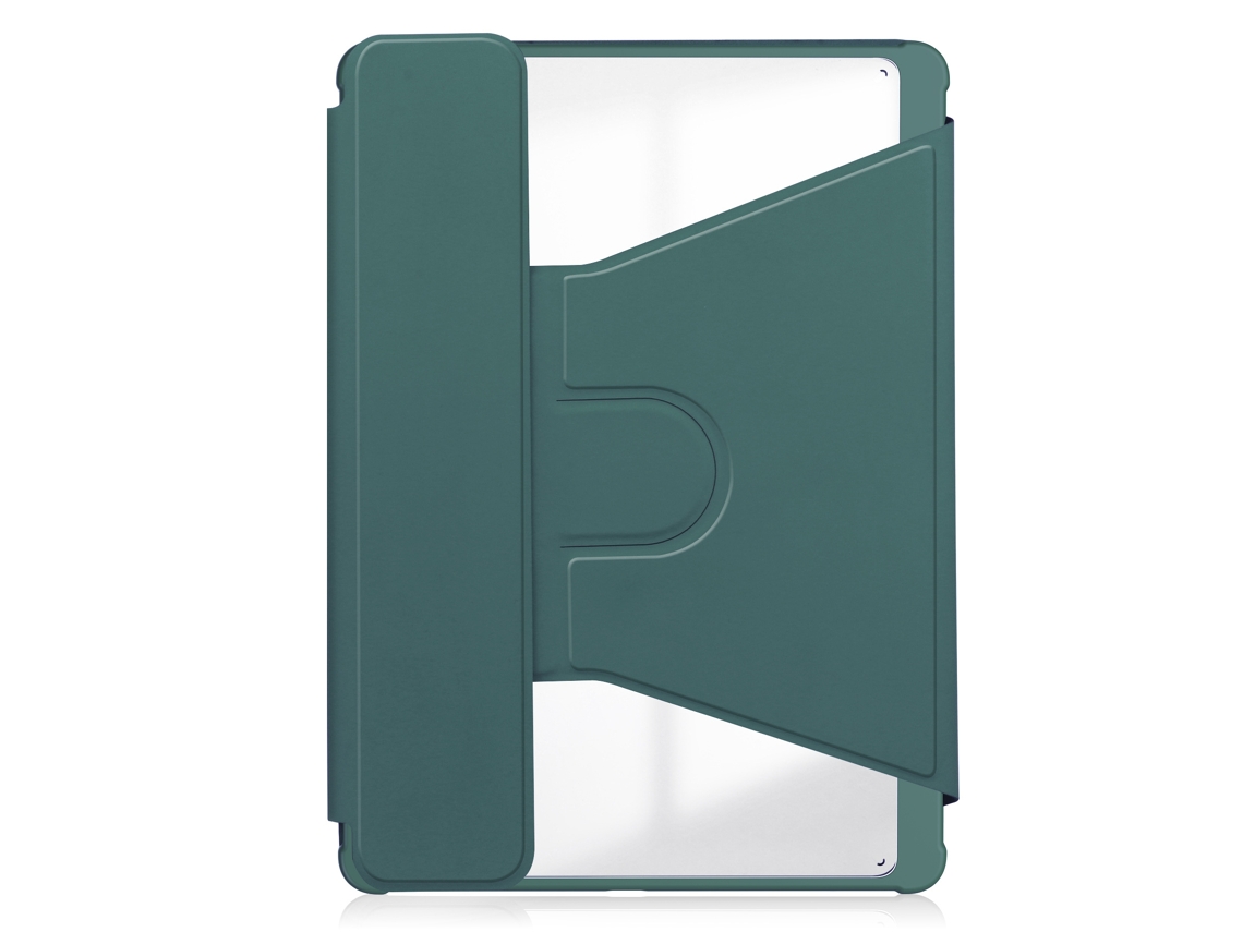 Capa Para Apple Ipad Pro 11 2024 Com Tabuleiro Para Canetas Verde Escuro