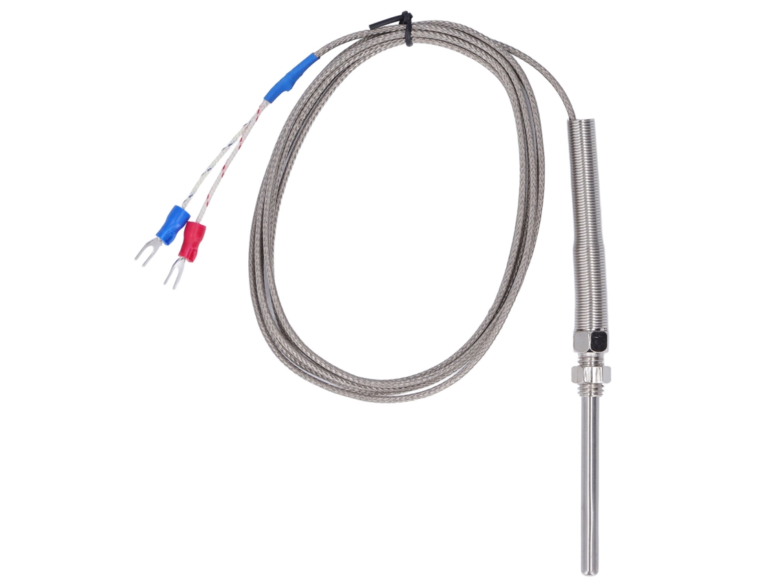 Sensor De Temperatura Tipo K Termopar Sonda 50mm 0‑400℃ Acessório Para Medição