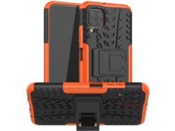 Capa Híbrida Camada Blindada Robusta Resistência para Huawei Nova 6 Se HONGWE. Seda Laranja