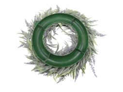 Wreath De Folhas Verdes Para Decoração De Casa E Festividades