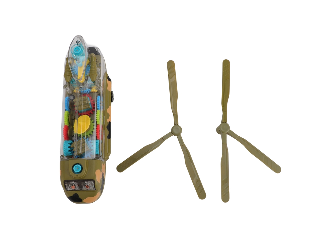 Mali brinquedo Helicóptero Transporte Transparente com Luz Led e Som Obstáculo Omnidirecional