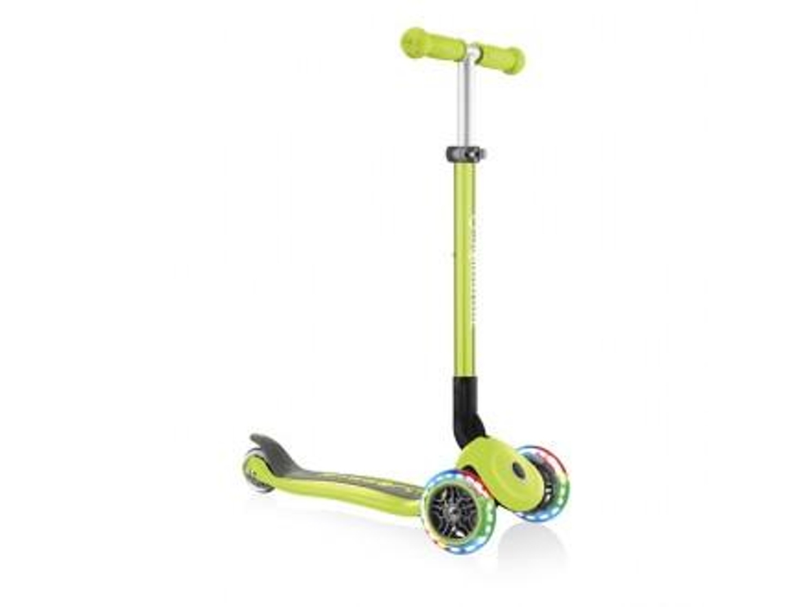 Trotinete Primo dobrável lights Globber verde limão