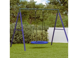 Vidaxl Balanço Ninho Azul 100 X 100 X 180 Cm Plástico