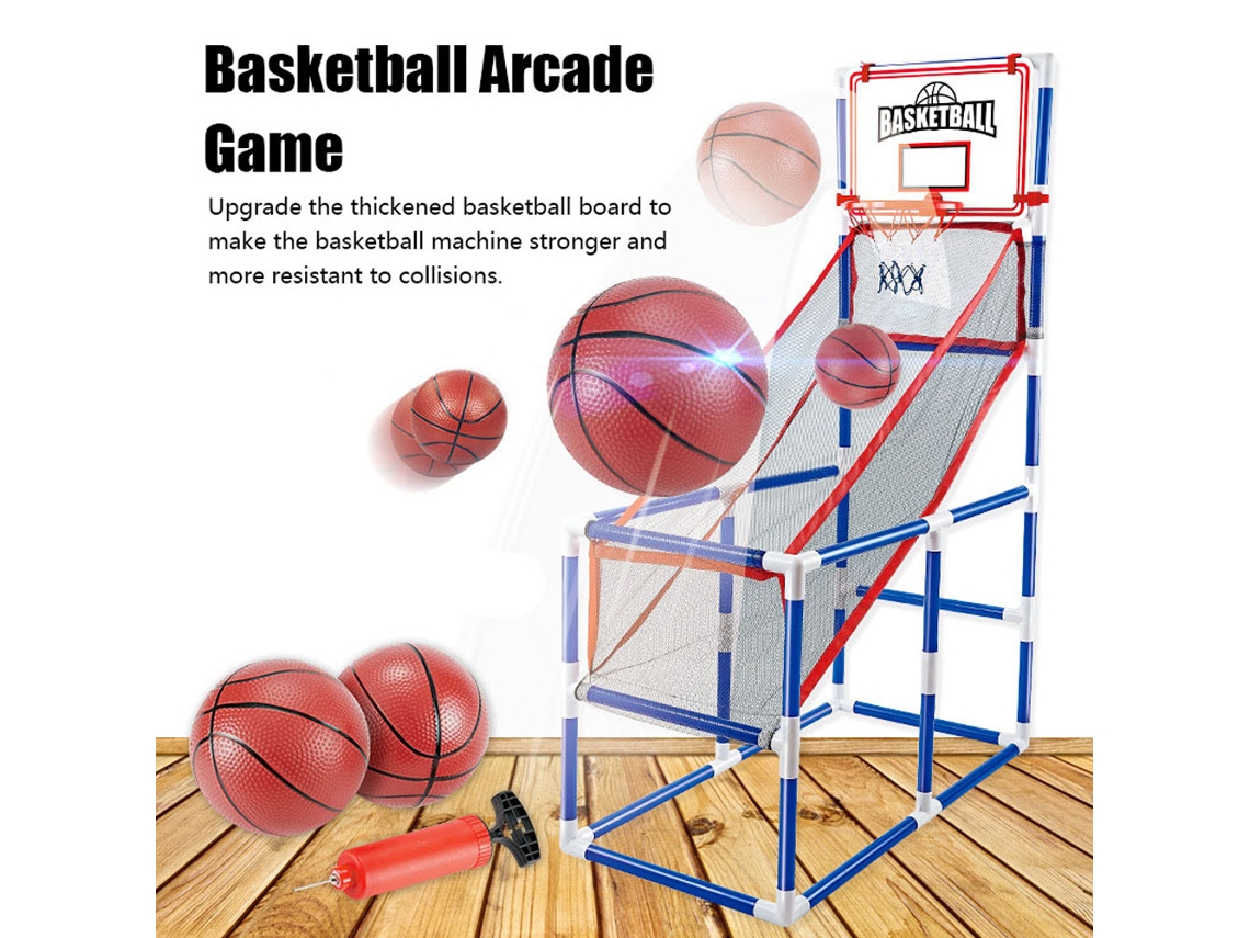 2026zentro-jogo De Arcade De Basquete Indoor/outdoor Com 2 Bolas E Inflador Para Crianças