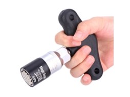 Conjunto de chaves de torque universais com catraca para porcas, 9-21 mm (3/8" a 13/16"), pretas.