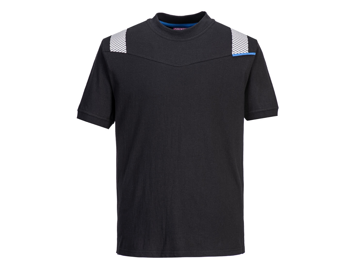 Camiseta Wx3 Fr Modaflame Segurança E Conforto / Preto / M Portwest